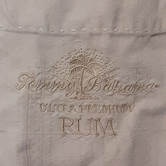 Tommy Bahama Mens M Bamboo Print 100% Silk Hawaiian Shirt Ultra Premium Rum - Picture 3 of 9